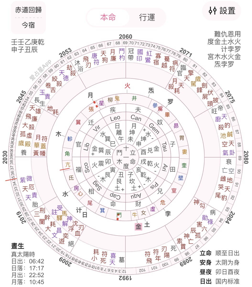 命盤——身家破億案例